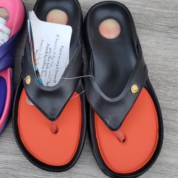 Women's Bundle Super Soft Jelly Slide Sandals Sz 6 - Picture 3 of 12